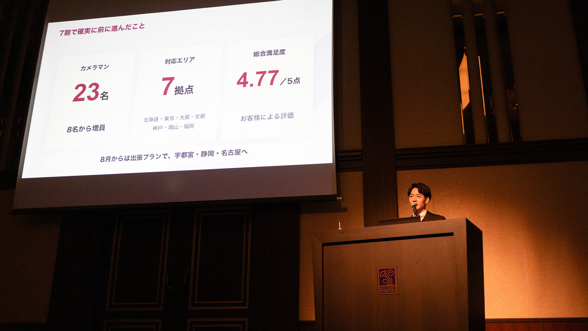 モテスナップ部門の発表